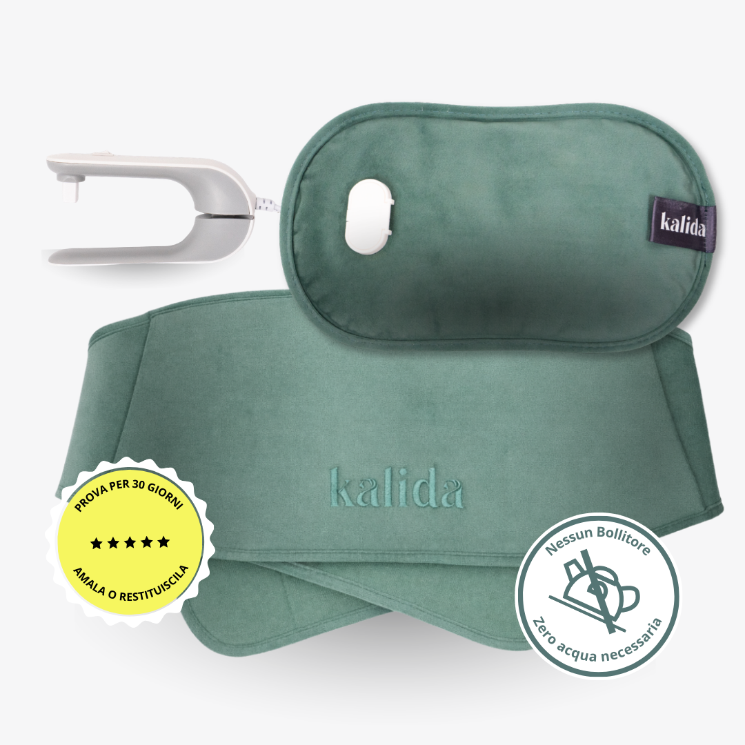 Kalida - Borsa Dell'Acqua Calda Elettrica + Cintura Corpo