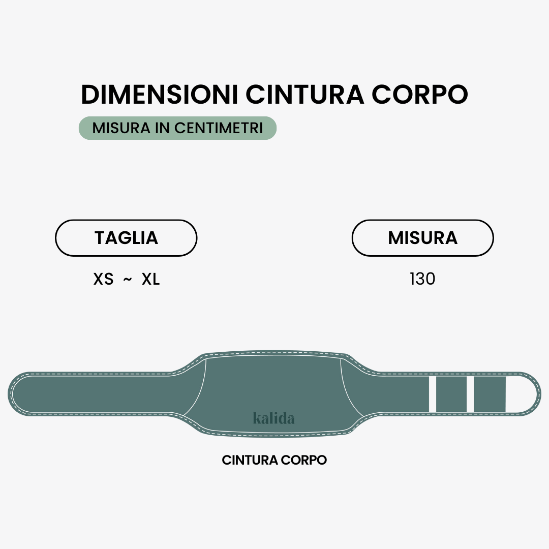 Kalida - Borsa Dell'Acqua Calda Elettrica + Cintura Corpo