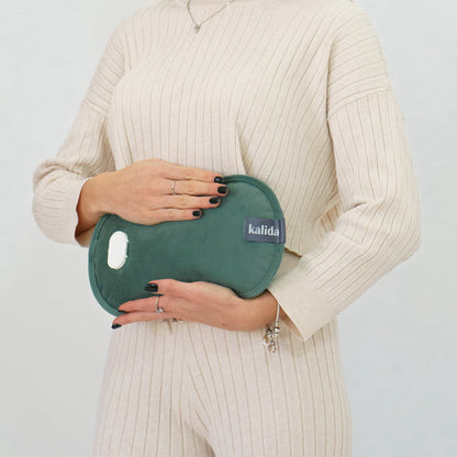 Kit - 2x Borsa Dell’Acqua Calda Elettrica Kalida + Cintura Corpo + Pouch Termico