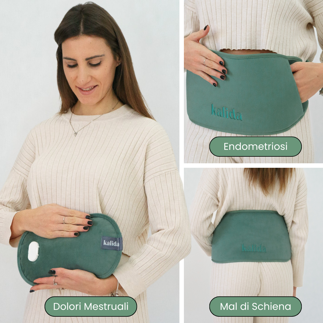 Kalida - Borsa Dell'Acqua Calda Elettrica + Cintura Corpo