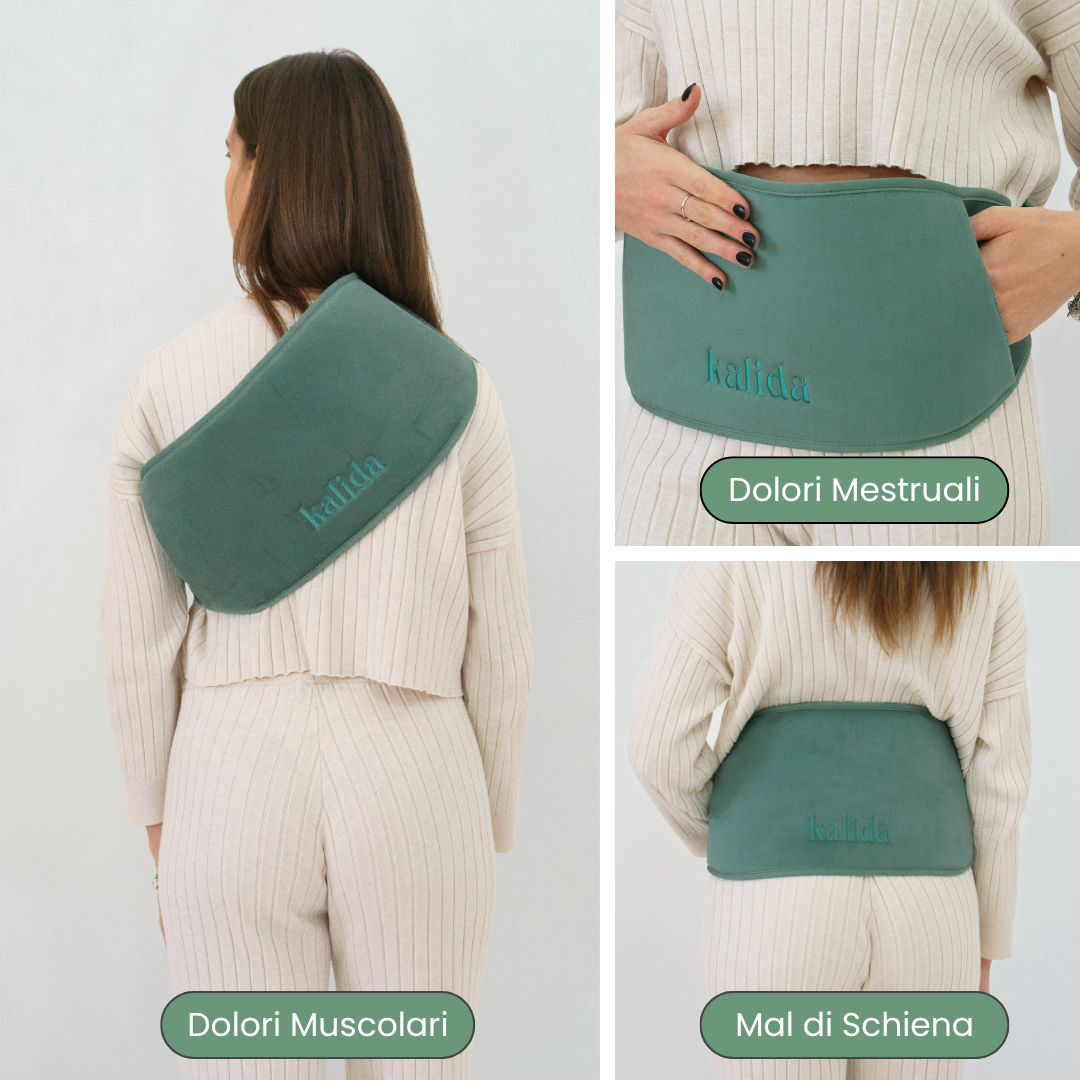 Kalida - Borsa Dell'Acqua Calda Elettrica + Cintura Corpo
